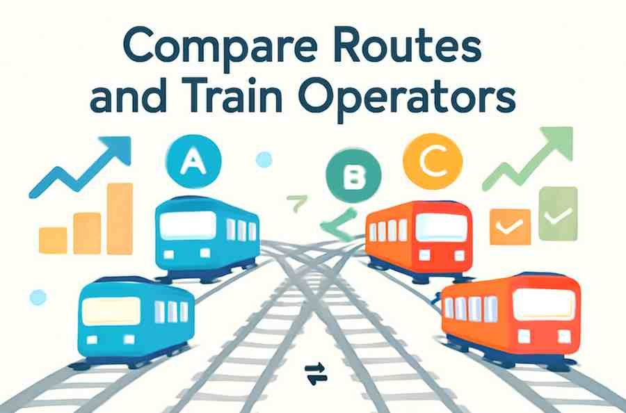compare routes & train operators