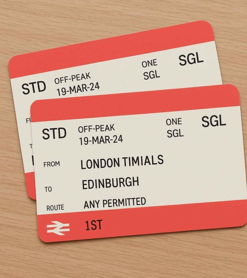 Split Train Tickets to Edinburgh