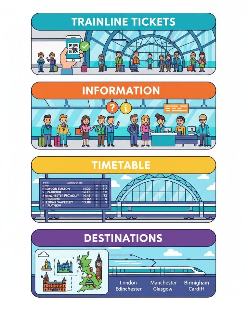 The Trainline Tickets, Information, Timetable and Destinations
