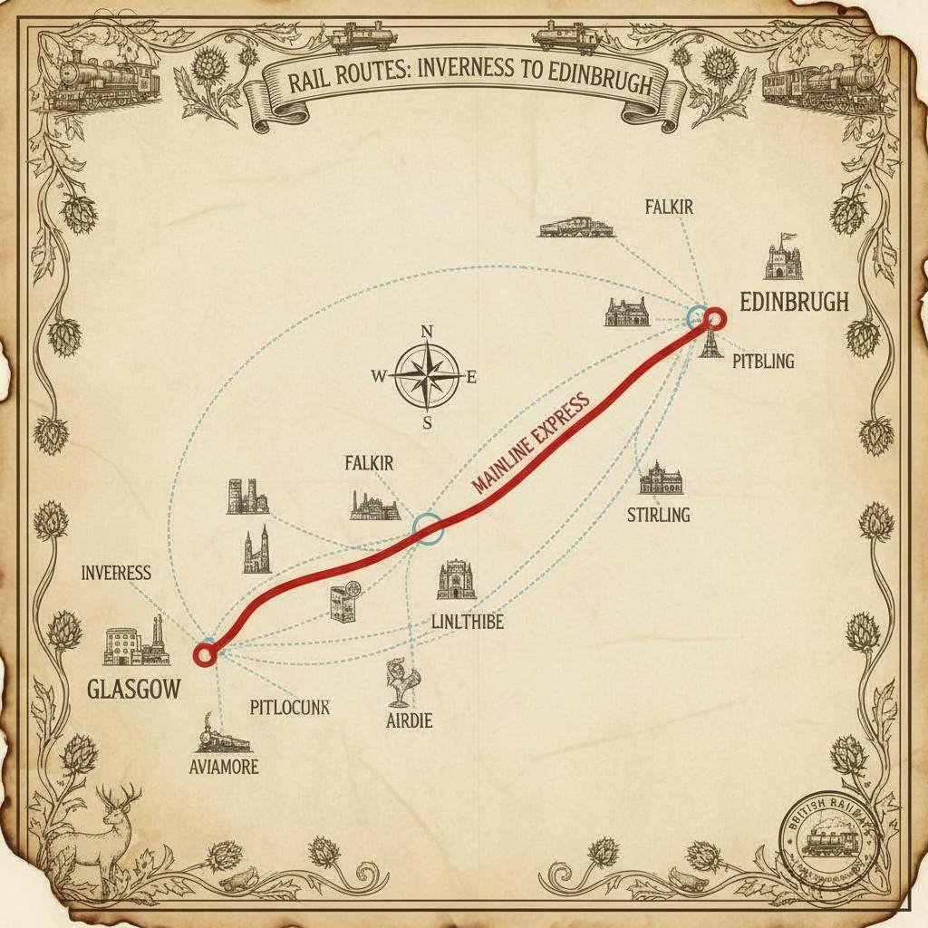 Inverness to Edinburgh Train Tickets