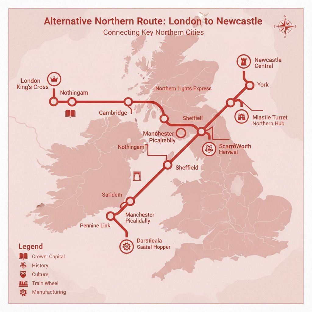London to Newcastle Train Tickets