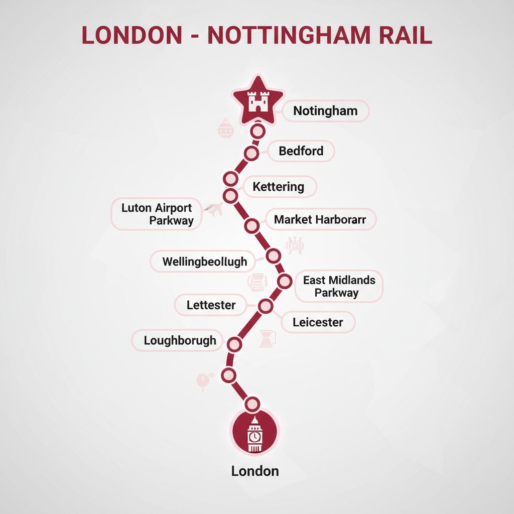 London to Nottingham Train Tickets