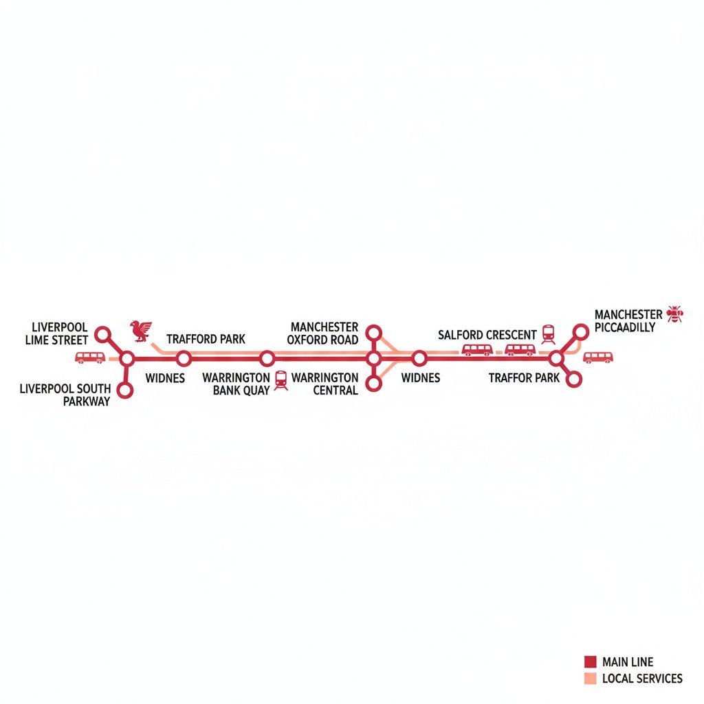 Manchester to Liverpool Train Travel