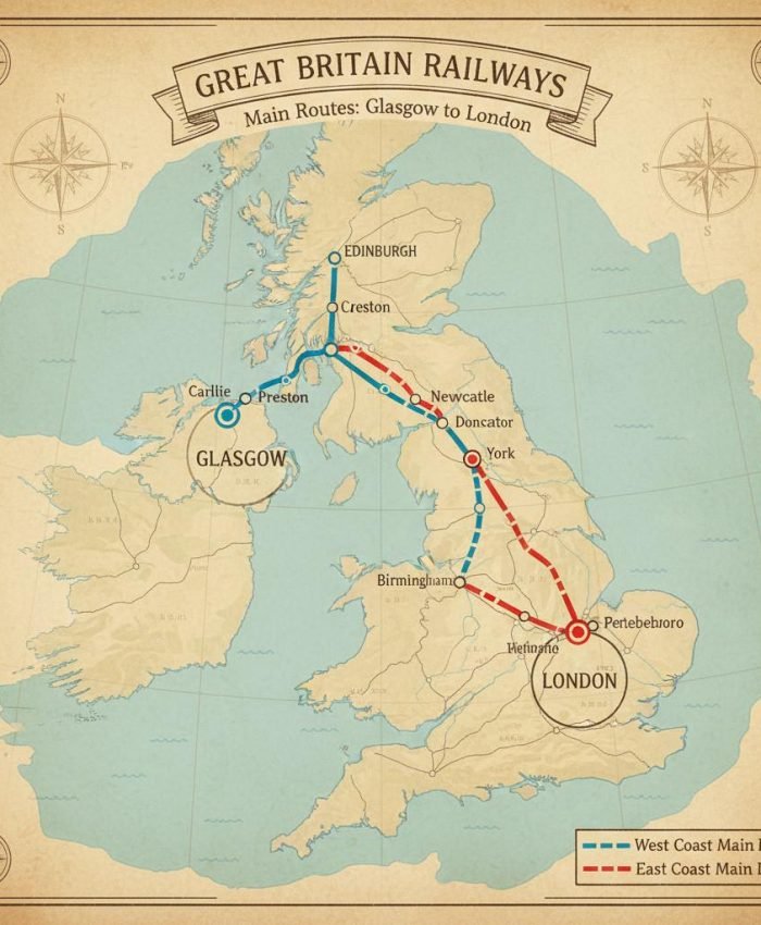 Glasgow to London Split Train Tickets​